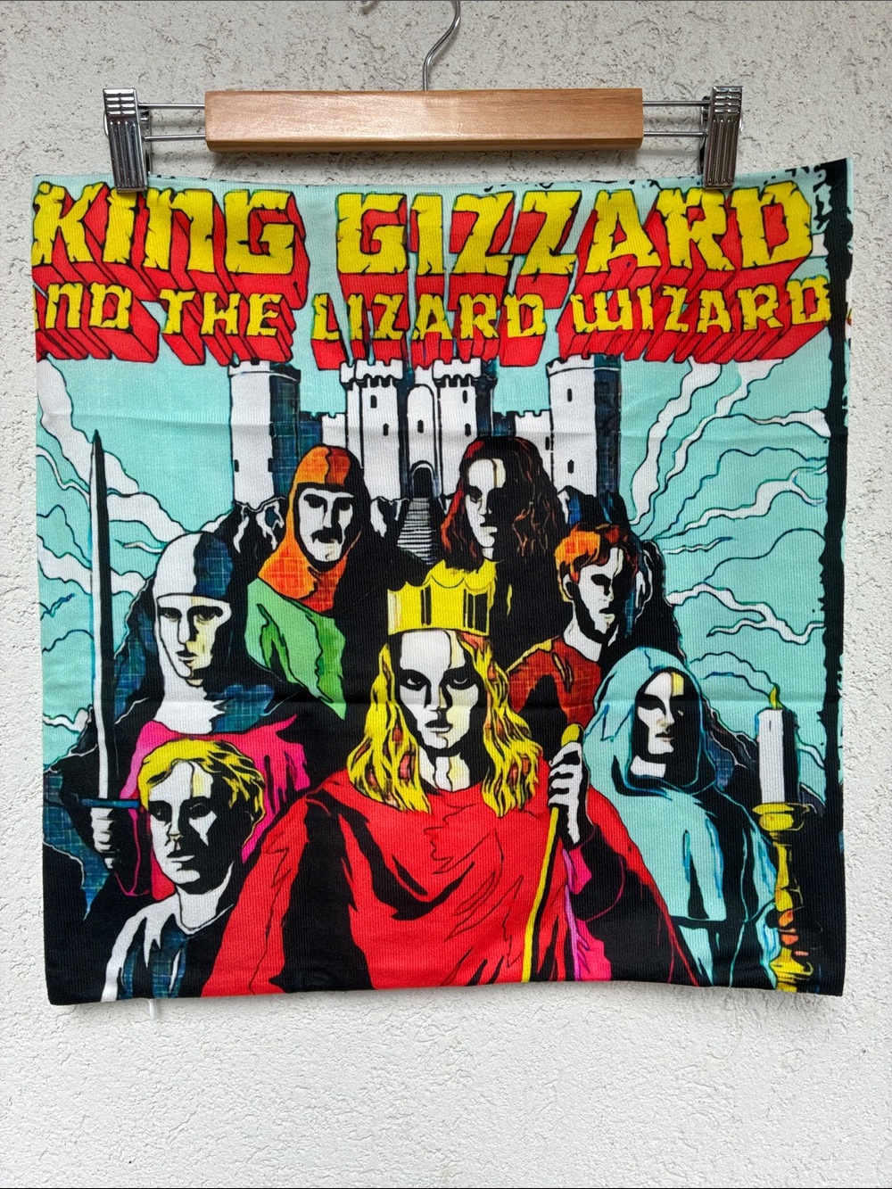 King Gizzard and the Wizard Lizard 18 x 18 in pillow cover